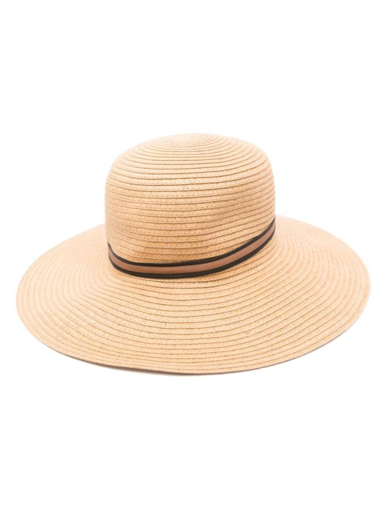 Borsalino Giselle braided papier hat - Neutrals von Borsalino