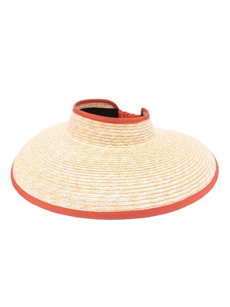 Borsalino braided-straw sun hat - Neutrals von Borsalino