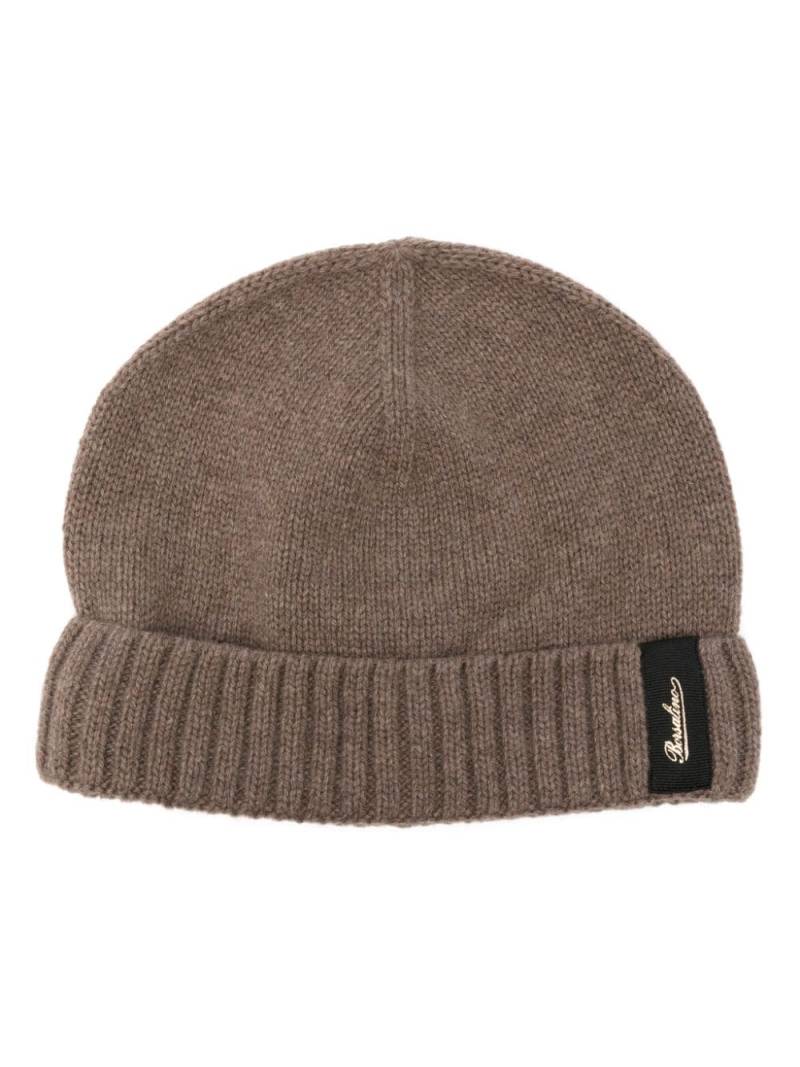 Borsalino cashmere beanie - Brown von Borsalino