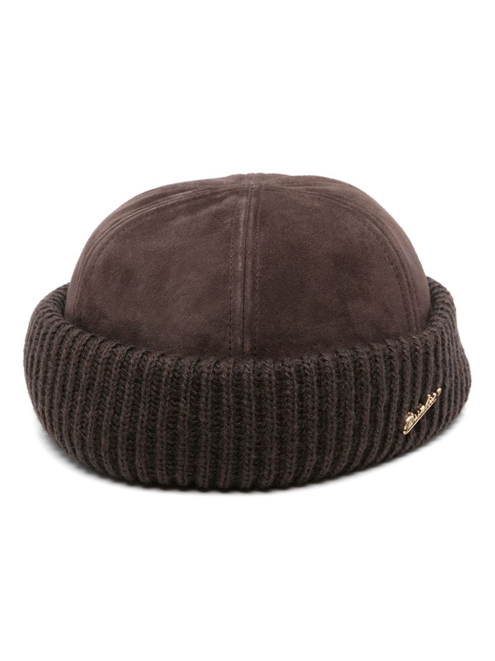 Borsalino suede beanie - Brown