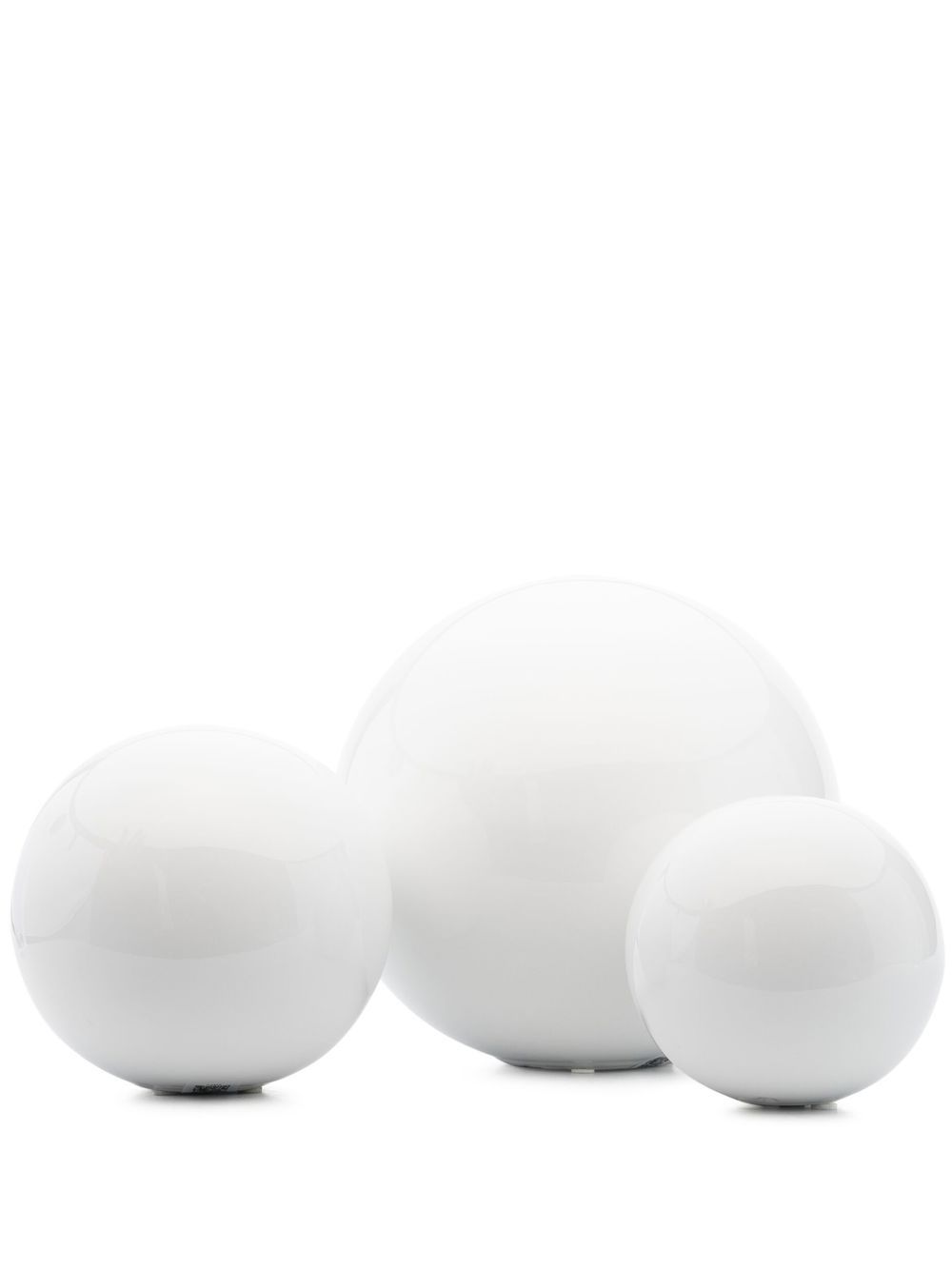 Bosa sphere-sculpture (set of 3) - White von Bosa