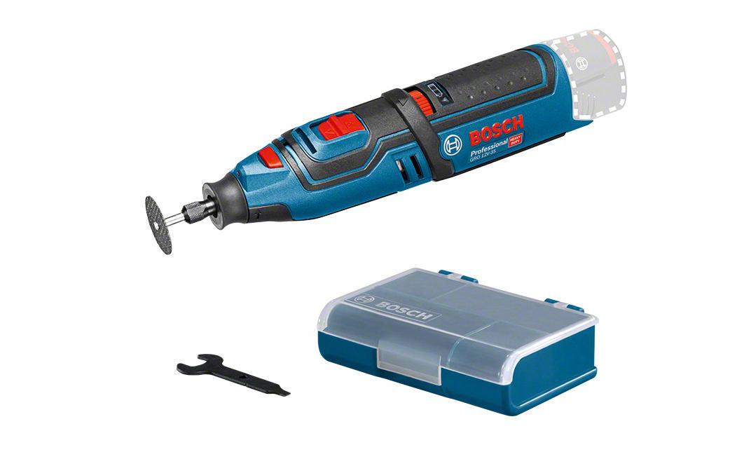 Bosch Professional Elektro-Multifunktionswerkzeug »GRO 12V-35 L-Boxx«, (Ausstattung: Ohne Akku/Ladegerät), Funktionen: Trennen; Fräsen; Schleifen; Polieren; Bohren Bosch Professional Elektro-Multifunktionswerkzeug »GRO 12V-35 L-Boxx«, (Ausstattung: Ohne Akku/Ladegerät), Funktionen: Trennen; Fräsen; Schleifen; Polieren; Bohren von Bosch Professional