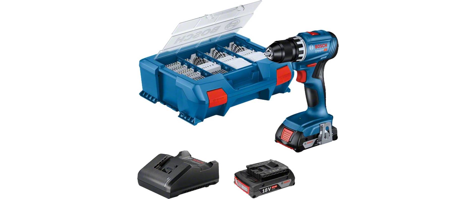 Bosch Professional Akku-Bohrschrauber »Akku-Bohrschrauber GSR 18 V-45 Set« von Bosch Professional