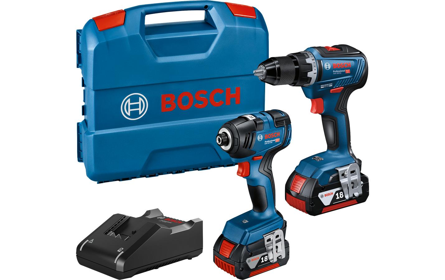 Bosch Professional Akku-Schrauber »Set GDR 18V-200 + GSR 18V-55« von Bosch Professional