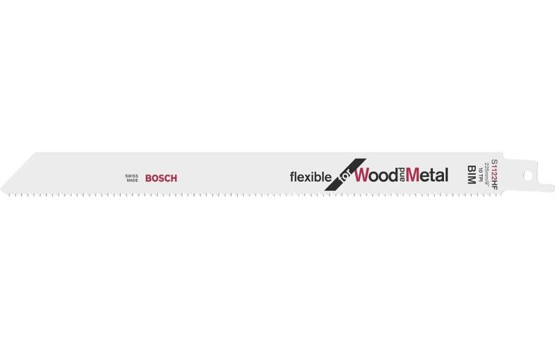 Bosch Professional Säbelsägeblatt »S 1122 BF Flexible Wood and Metal, 100 Stück«, (100 St.) von Bosch Professional