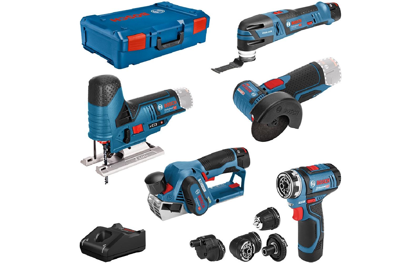 Bosch Professional Werkzeugset »Akku-Werkzeugset 12 V Combo Kit« von Bosch Professional