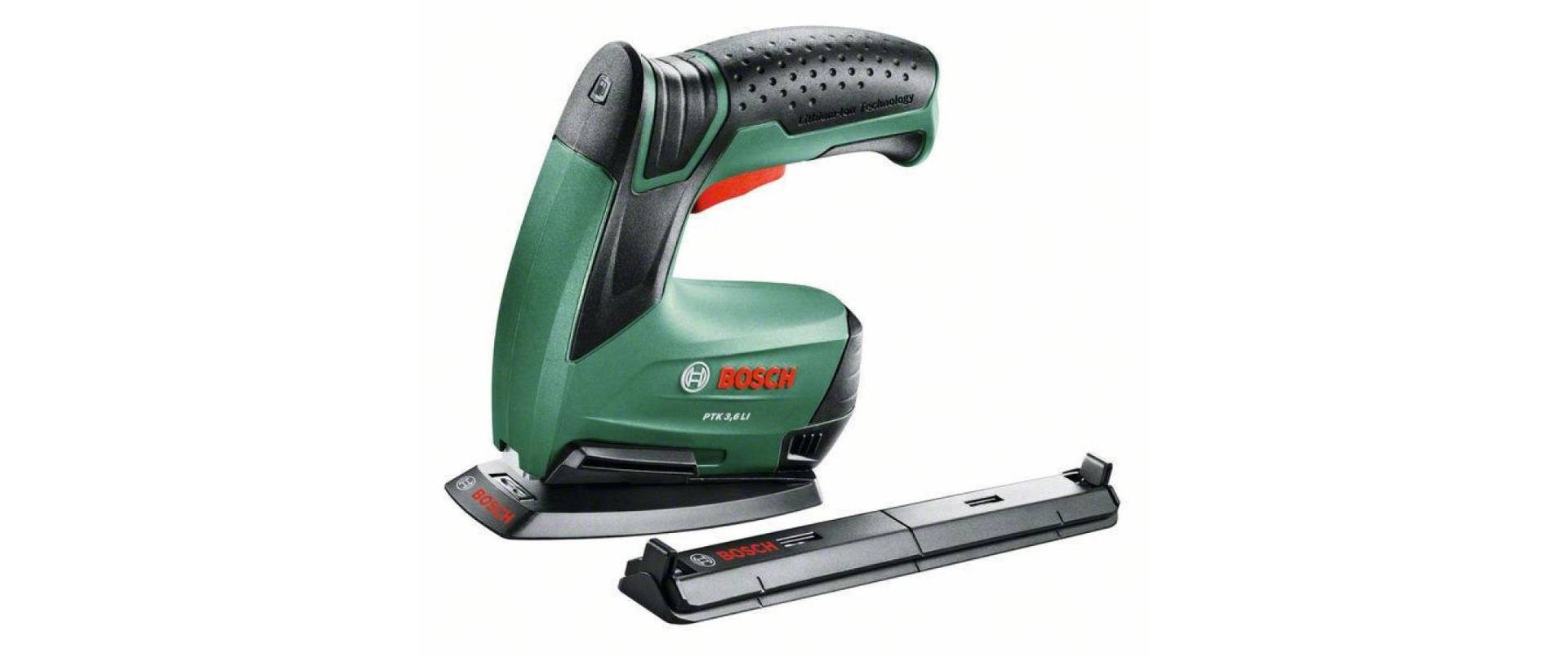 BOSCH Akku-Tacker »PTK 3,6 LI Office Set«, (Tacker, Akku, Ladegerät, 1000 Klammern (Typ 53/ 8 mm lang), Metalldose) von Bosch