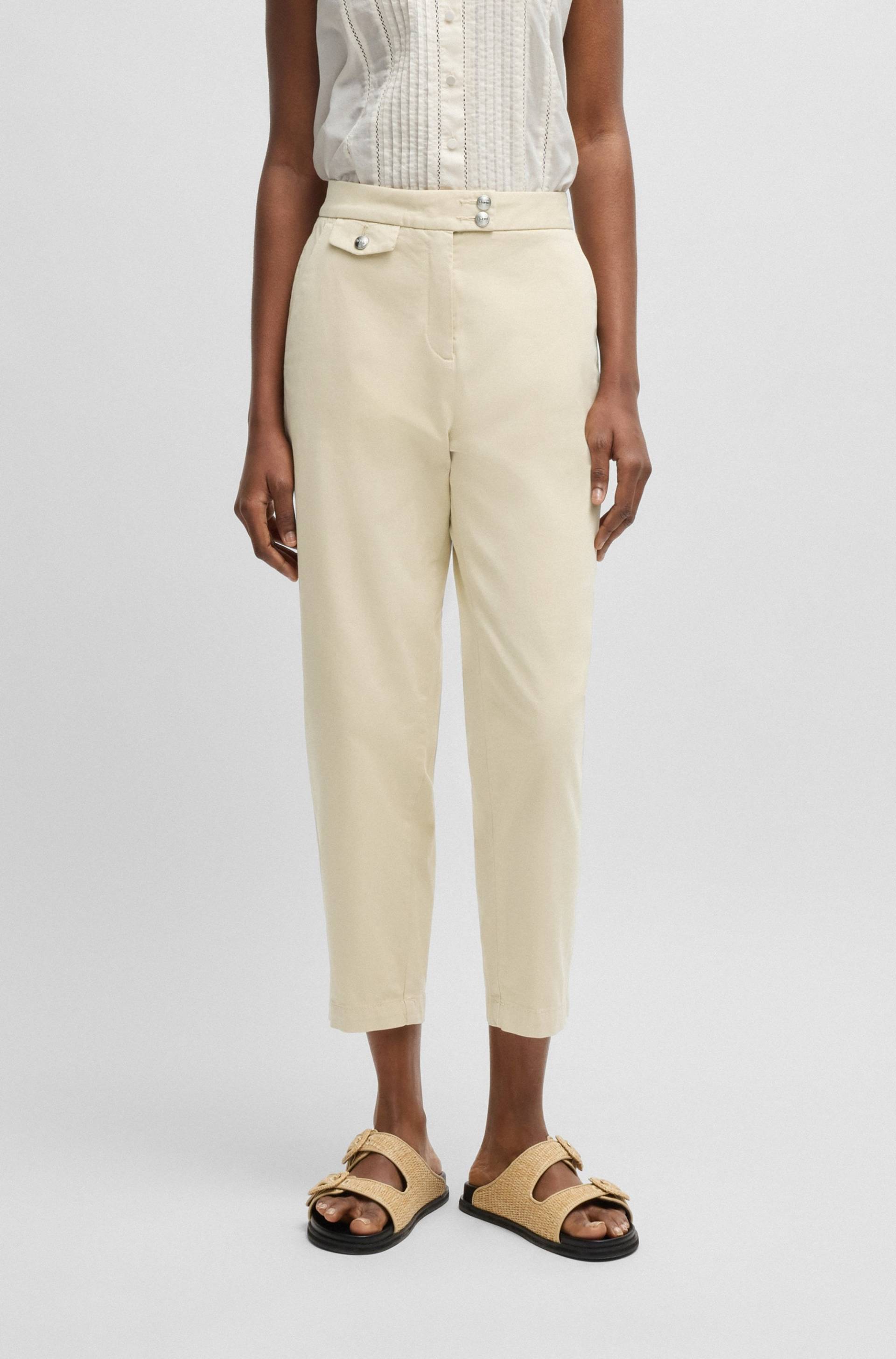 BOSS ORANGE Chinohose »C_Taschina-D«, mit Logo-Knopf BOSS ORANGE Chinohose »C_Taschina-D«, mit Logo-Knopf von Boss Orange