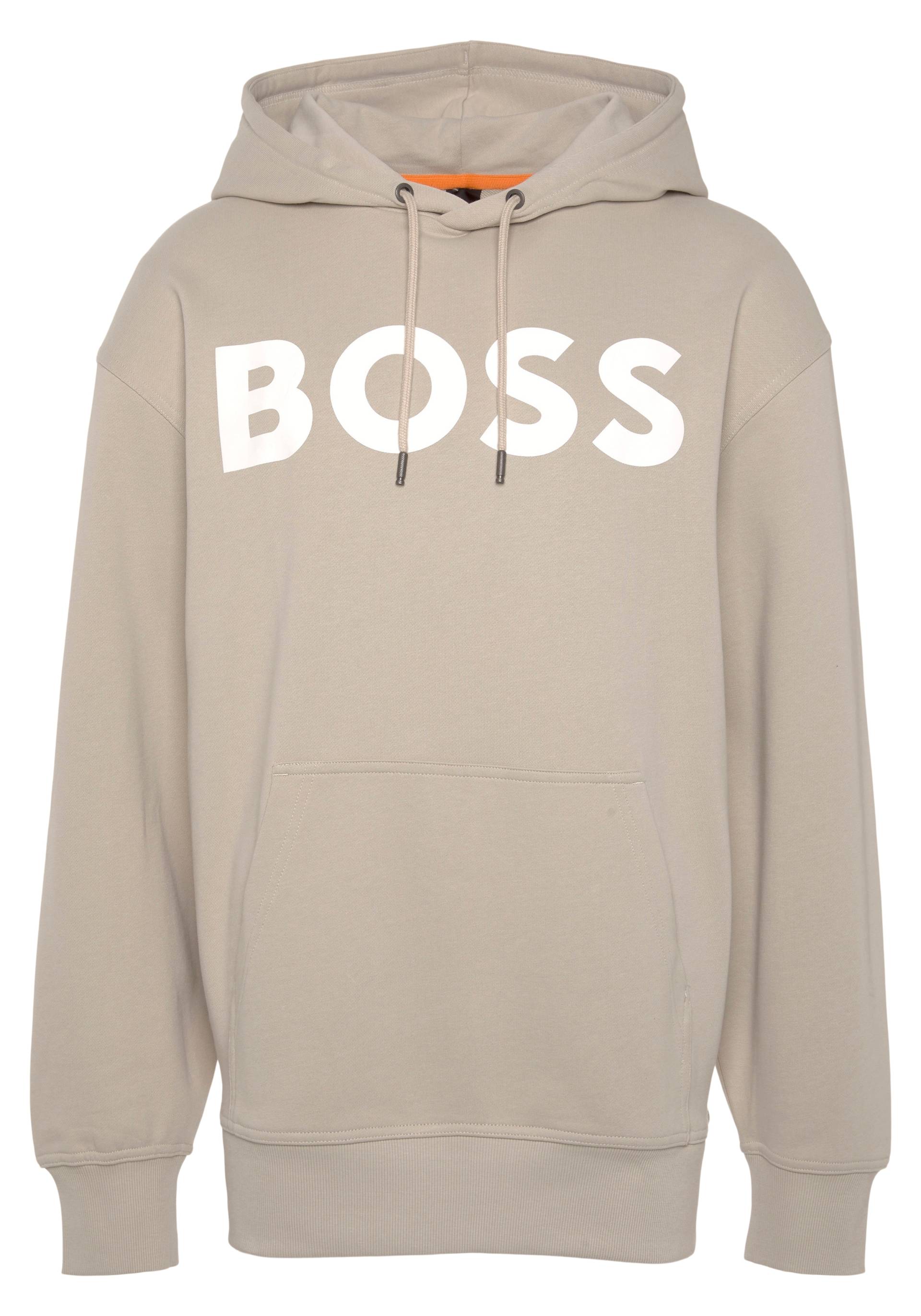 BOSS ORANGE Hoodie »WebasicHood«, mit weissem Logodruck von Boss Orange