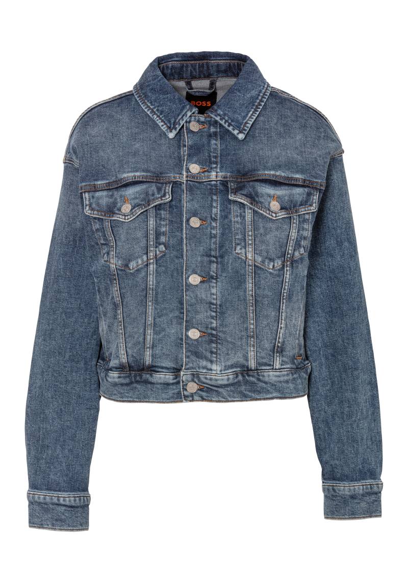 BOSS ORANGE Jeansjacke »C_TRUCKER JACKET«, mit knöpfbaren Brusttaschen von Boss Orange