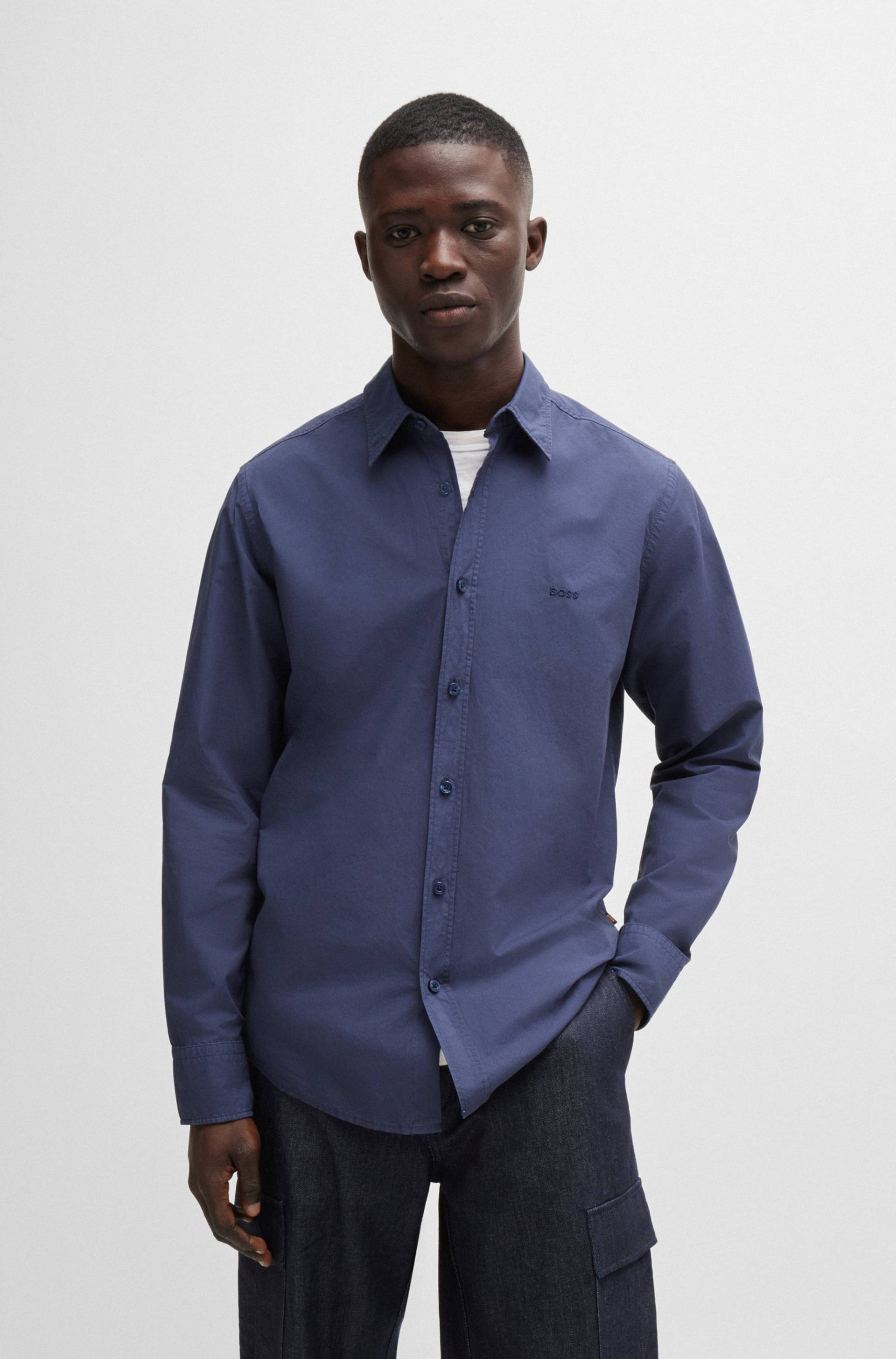 BOSS ORANGE Langarmhemd »Relegant_6_M«, mit BOSS Stickerei von Boss Orange
