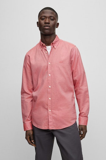 BOSS ORANGE Langarmshirt »Rickert«, mit Label-Stickerei auf der Brust von Boss Orange