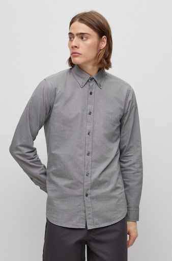 BOSS ORANGE Langarmshirt »Rickert«, mit Label-Stickerei auf der Brust von Boss Orange