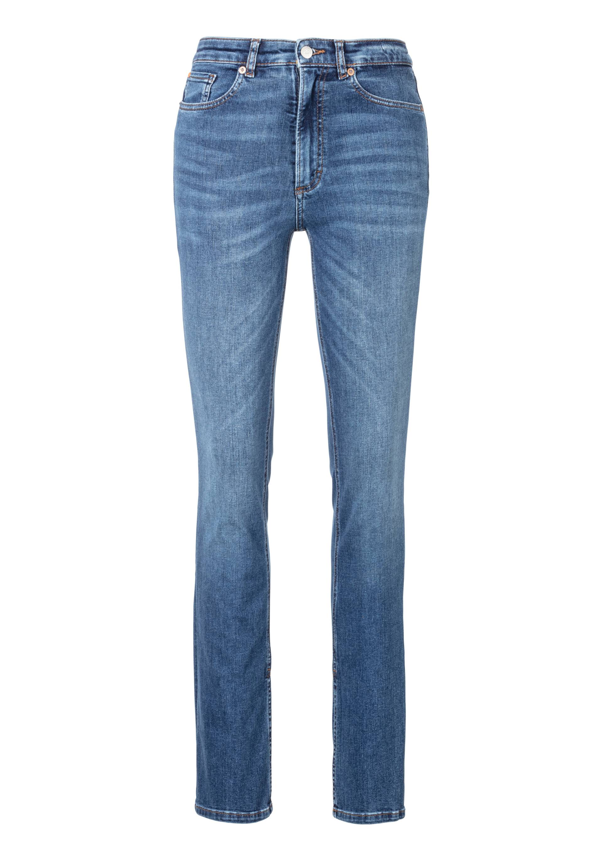BOSS ORANGE Slim-fit-Jeans »Rosa High Rise Bootcut Premium Damenmode«, mit Leder-Badge BOSS ORANGE Slim-fit-Jeans »Rosa High Rise Bootcut Premium Damenmode«, mit Leder-Badge von Boss Orange