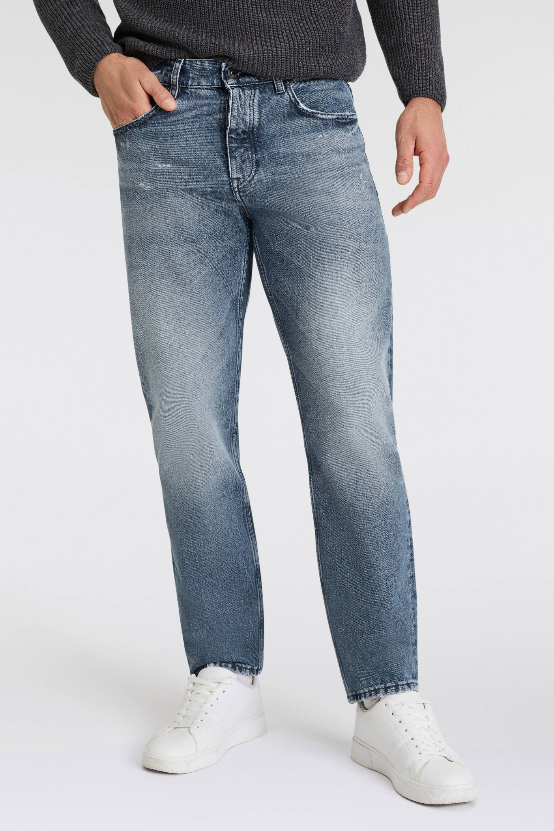 BOSS ORANGE Straight-Jeans »TROY BO-BF«, mit BOSS Leder-Badge BOSS ORANGE Straight-Jeans »TROY BO-BF«, mit BOSS Leder-Badge von Boss Orange