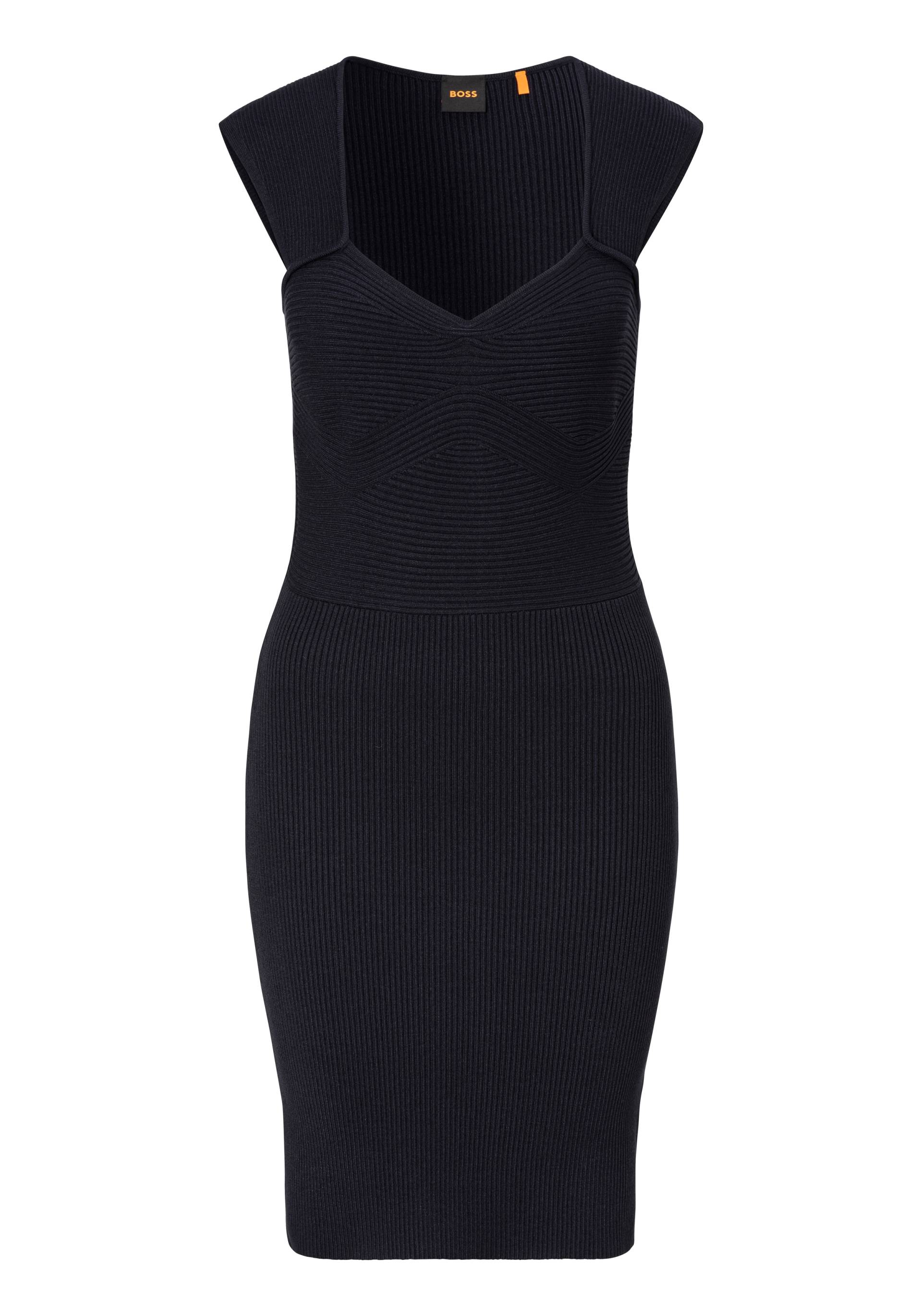 BOSS ORANGE Strickkleid »C_Foberts«, in Rippoptik BOSS ORANGE Strickkleid »C_Foberts«, in Rippoptik von Boss Orange