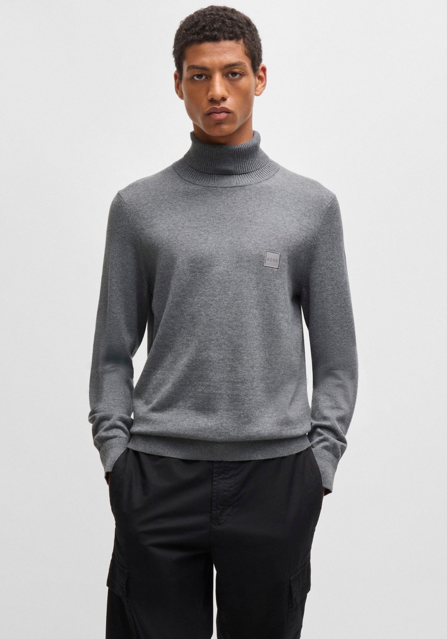BOSS ORANGE Strickpullover »Akiro_S«, mit kleinem Stehkragen BOSS ORANGE Strickpullover »Akiro_S«, mit kleinem Stehkragen von Boss Orange