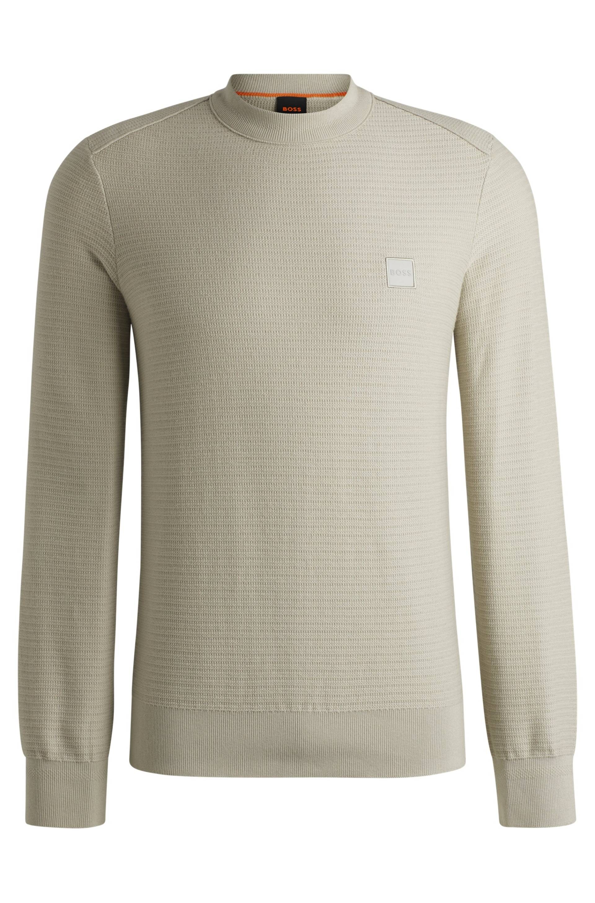 BOSS ORANGE Strickpullover »Anion_S«, mit BOSS-Badge von Boss Orange