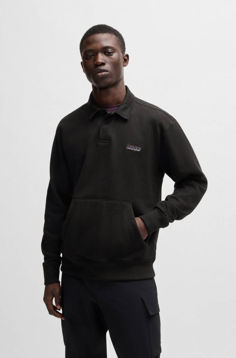 BOSS ORANGE Sweatshirt »We_MixdenimPl«, mit Polokragen von Boss Orange