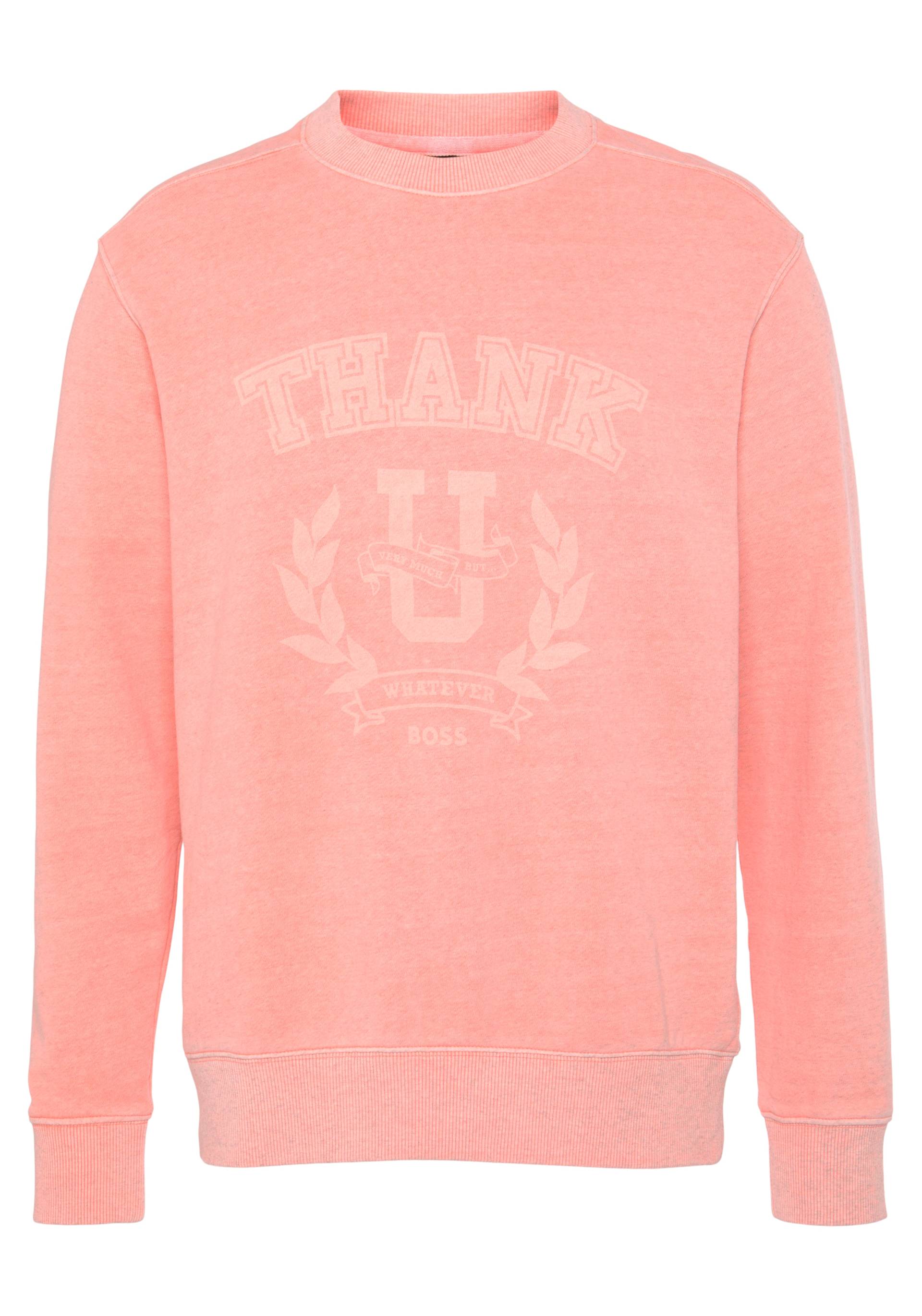 BOSS ORANGE Sweatshirt, mit grossem Logodruck von Boss Orange