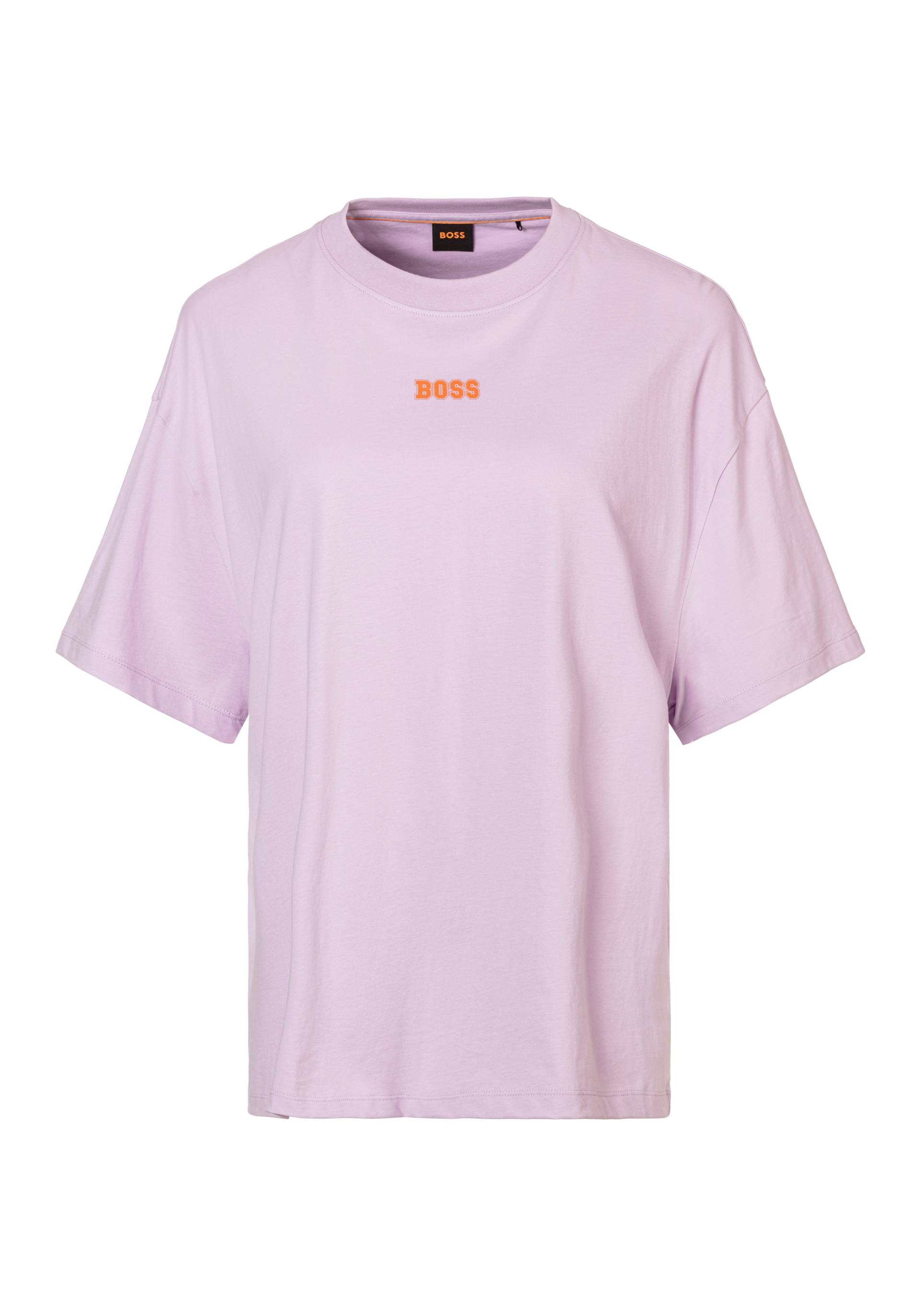 BOSS ORANGE T-Shirt »C_Eboyfriend Premium Damenmode«, mit grossem BOSS Logodruck von Boss Orange