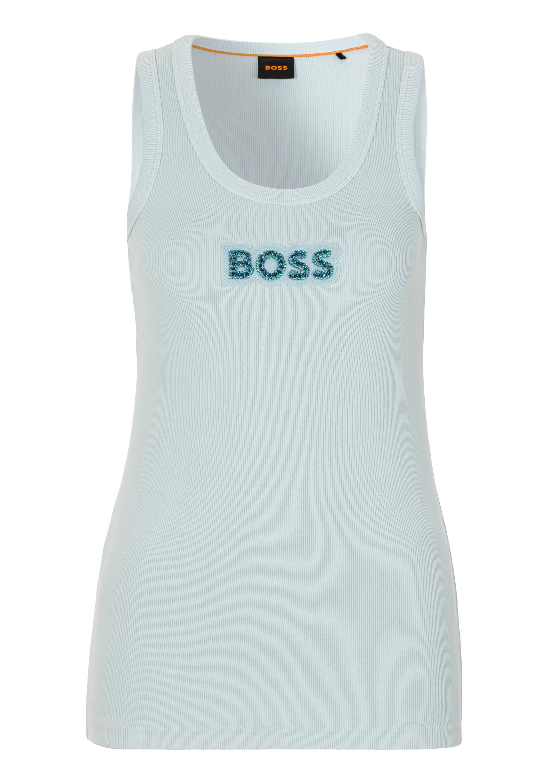 BOSS ORANGE T-Shirt »C_Ematite2_stonebadg«, mit Logo-Badge BOSS ORANGE T-Shirt »C_Ematite2_stonebadg«, mit Logo-Badge von Boss Orange