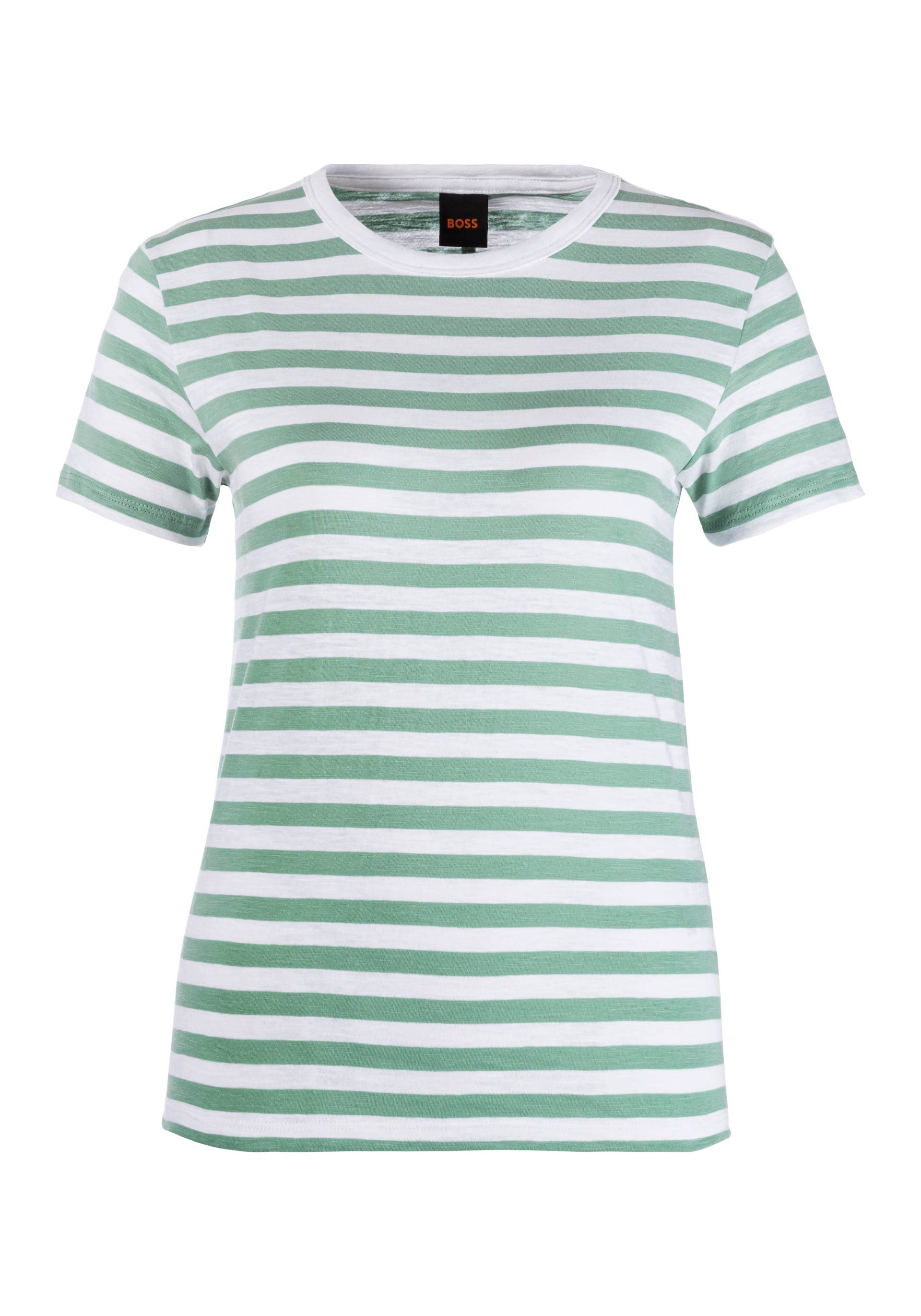 BOSS ORANGE T-Shirt »C_Esla_Striped«, Premium Damenmode, im gestreiften Design BOSS ORANGE T-Shirt »C_Esla_Striped«, Premium Damenmode, im gestreiften Design von Boss Orange
