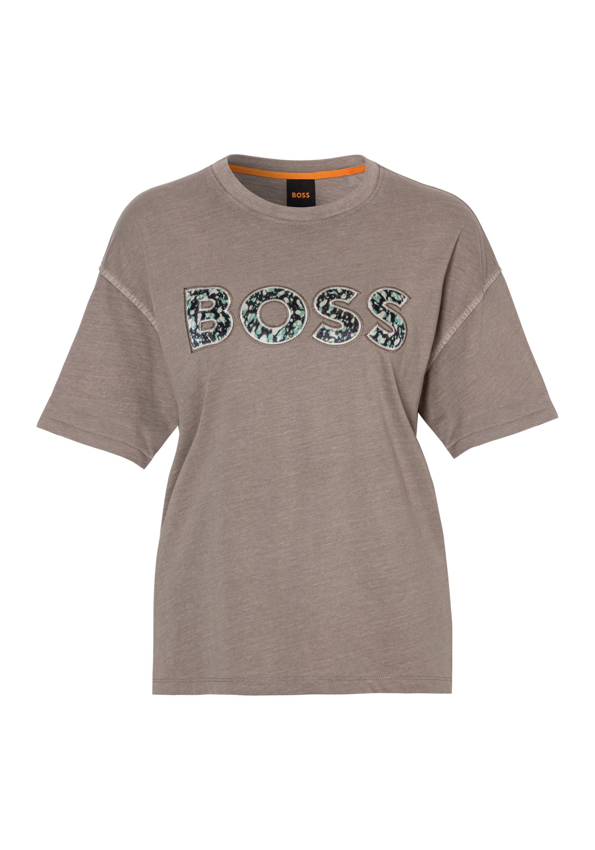 BOSS ORANGE T-Shirt »C_Evina_nevermind«, mit BOSS-Logostickerei von Boss Orange