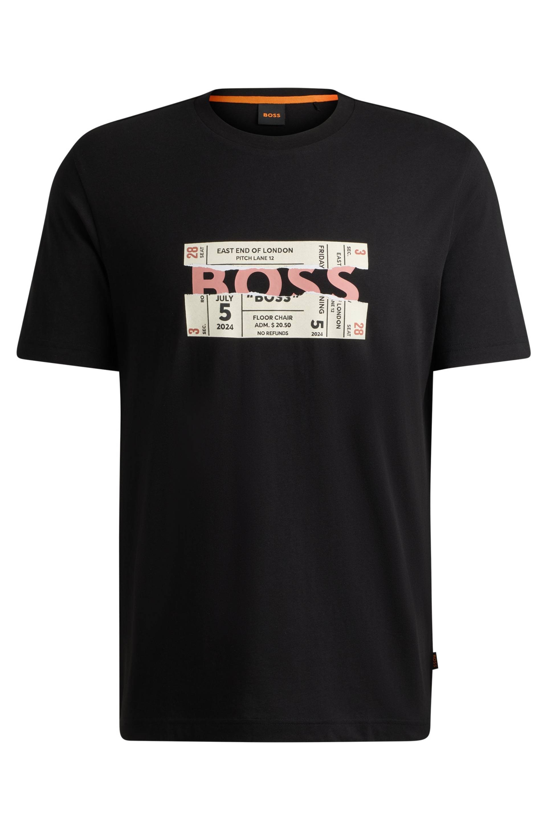 BOSS ORANGE T-Shirt »Te_BossTicket«, mit Druck von Boss Orange