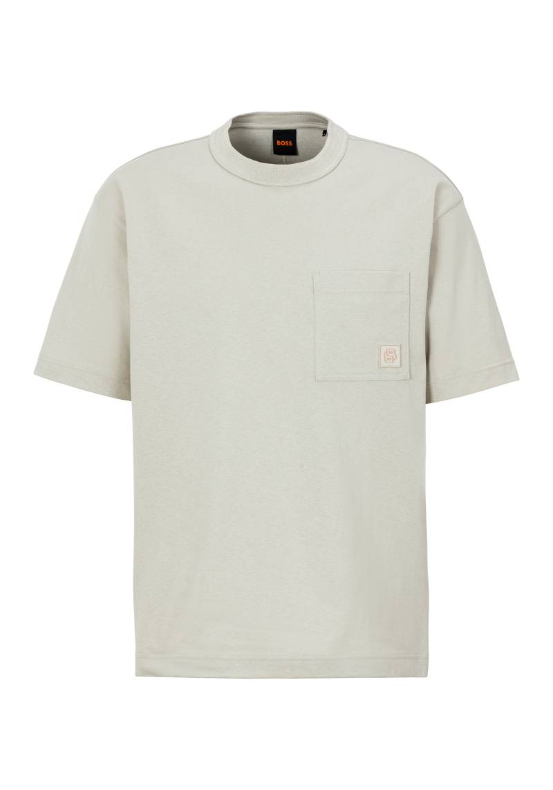BOSS ORANGE T-Shirt »Te_cotton«, mit Logobadge von Boss Orange