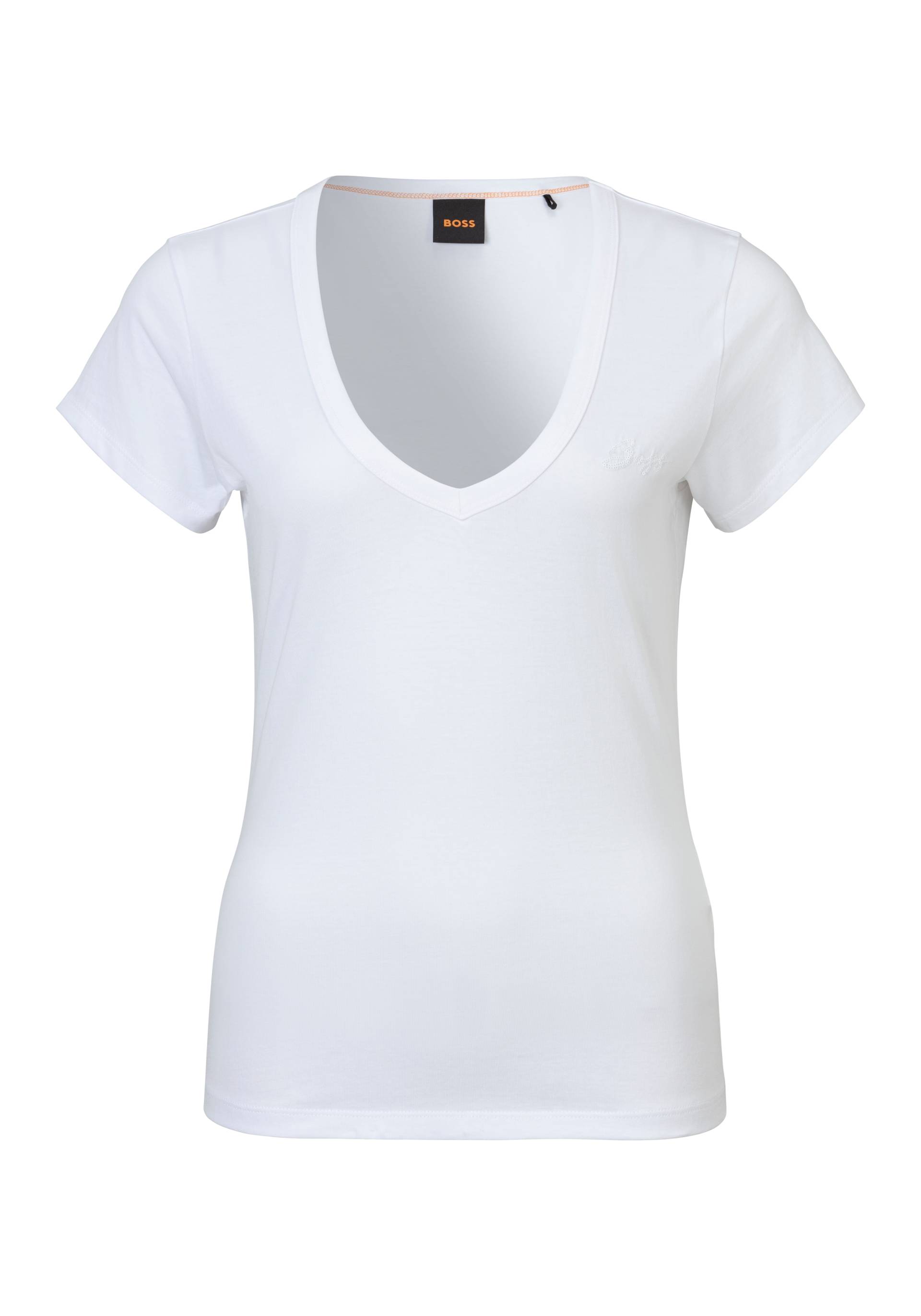 BOSS ORANGE V-Shirt »C_Eslane_4«, mit Logoschriftzug BOSS ORANGE V-Shirt »C_Eslane_4«, mit Logoschriftzug von Boss Orange