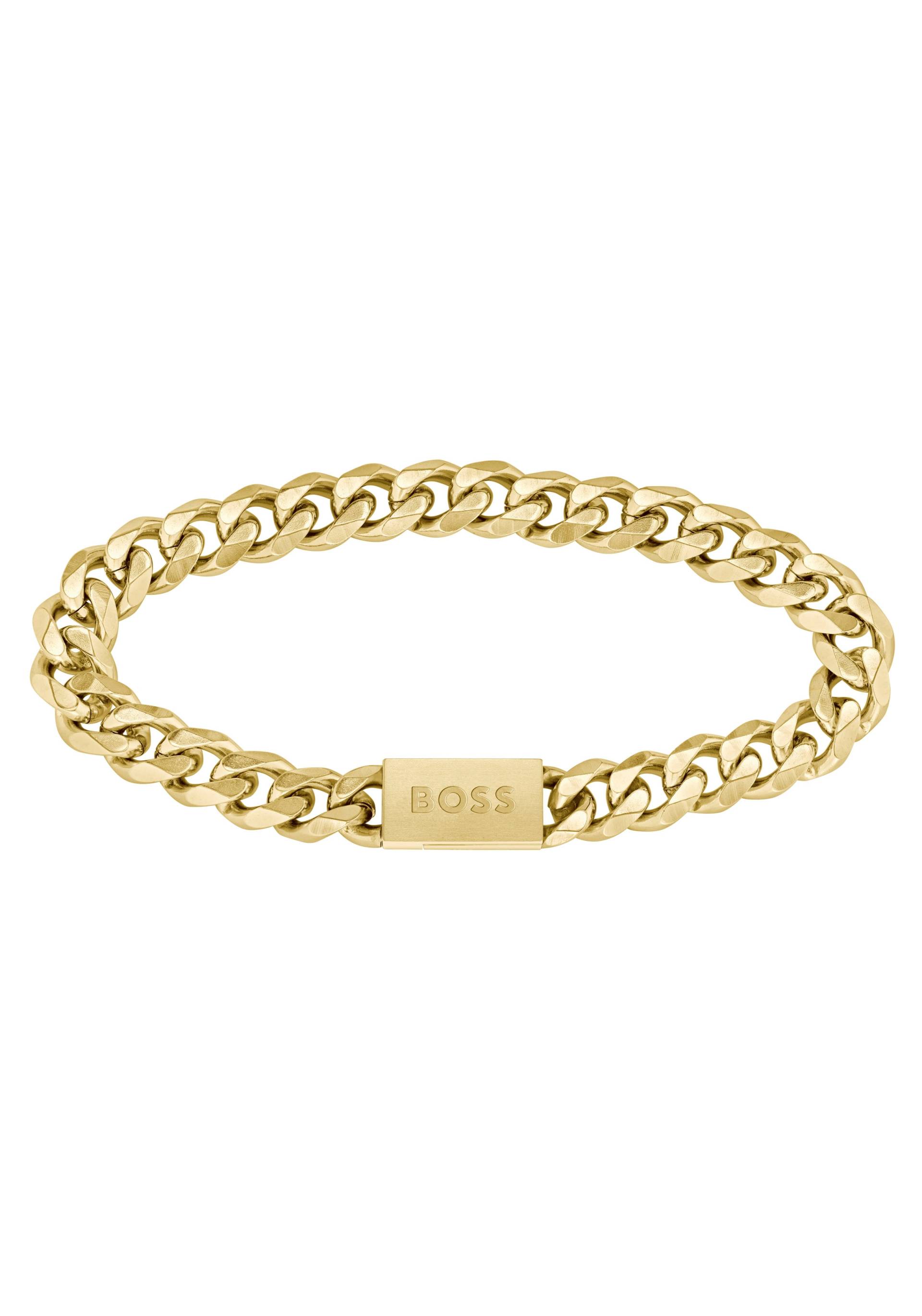 BOSS Armband »Schmuck Edelstahl Armschmuck Panzerkette CHAIN FOR HIM« von Boss