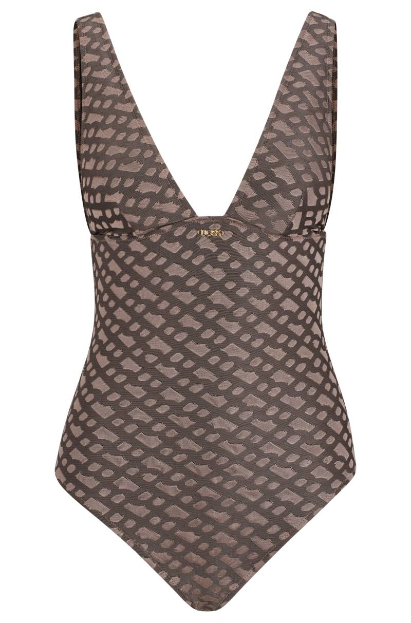 BOSS Badeanzug »BEATRIX SWIMSUIT«, mit Markenlabel von Boss