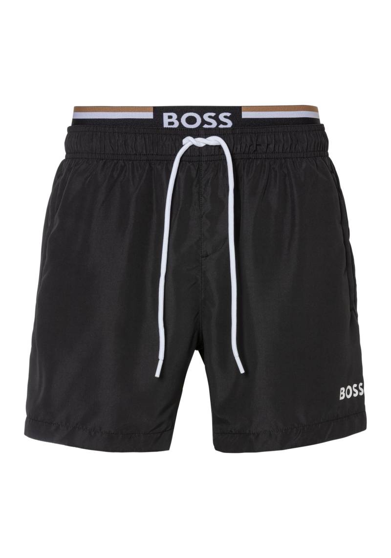 BOSS Badeshorts »Amur«, mit angesetztem Logobündchen von Boss