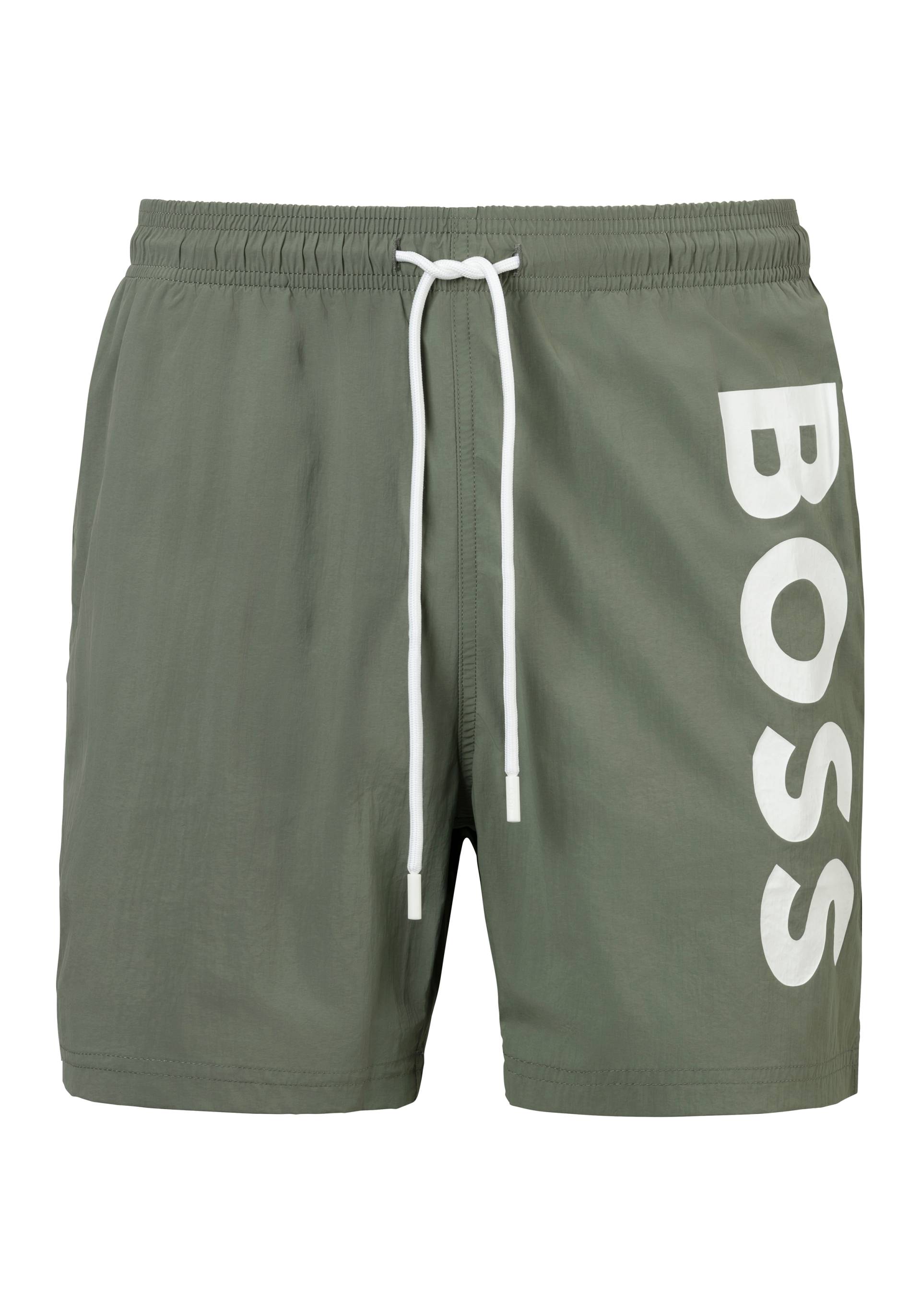 BOSS Badeshorts »Octopus«, mit kontrastfarbenem BOSS Logo-Schriftzug auf dem Bein von Boss