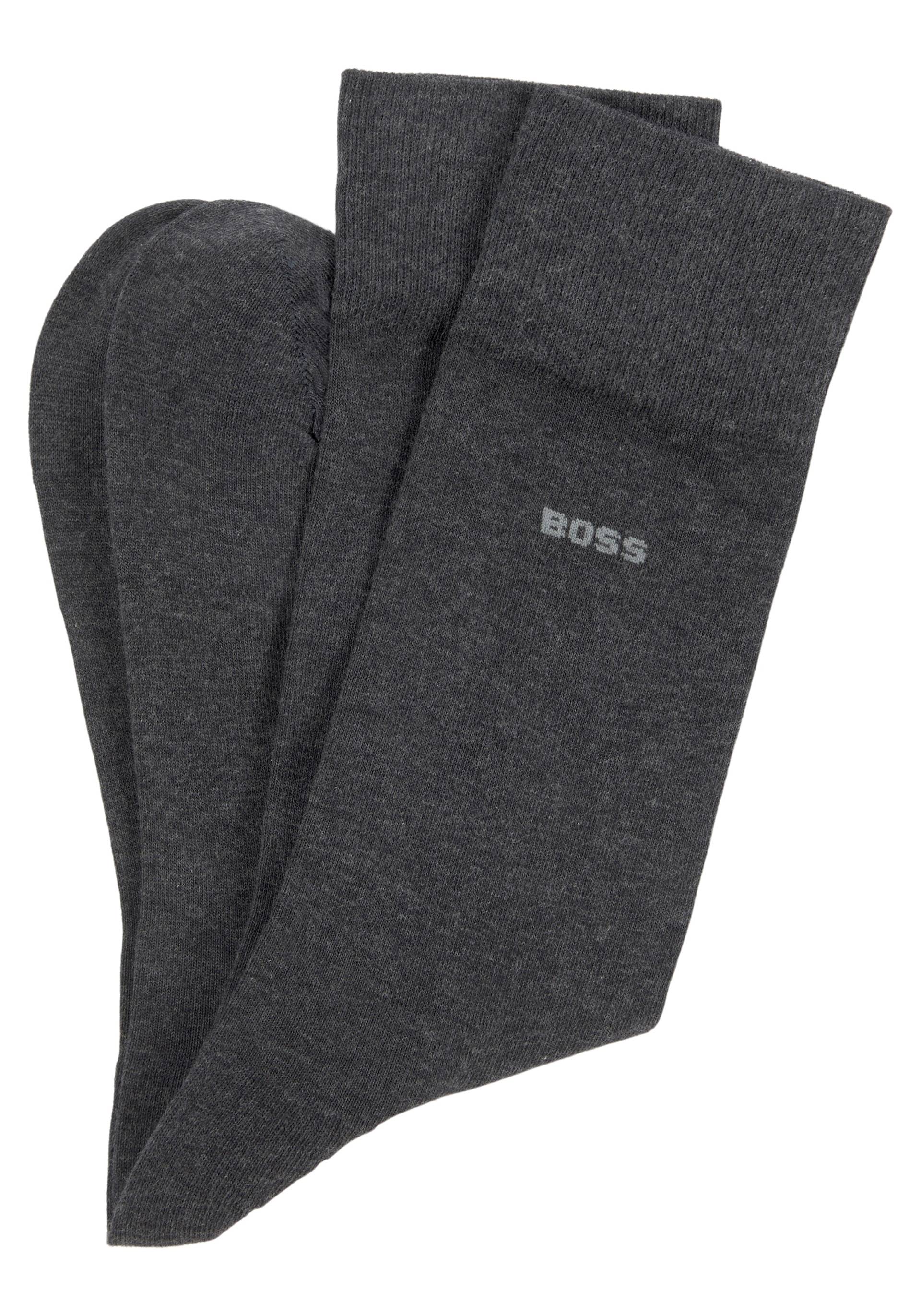 BOSS Basicsocken »Marc RS Uni«, mit eingesticktem Logoschriftzug von Boss