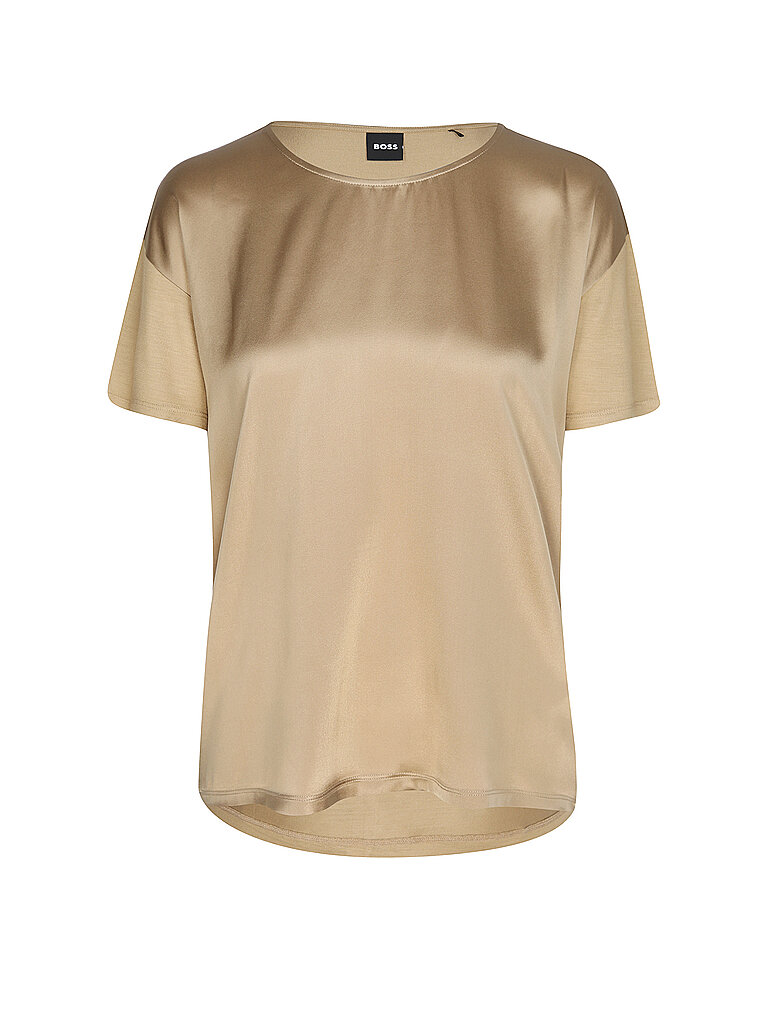 BOSS Blusenshirt ESANDY  beige | L von Boss