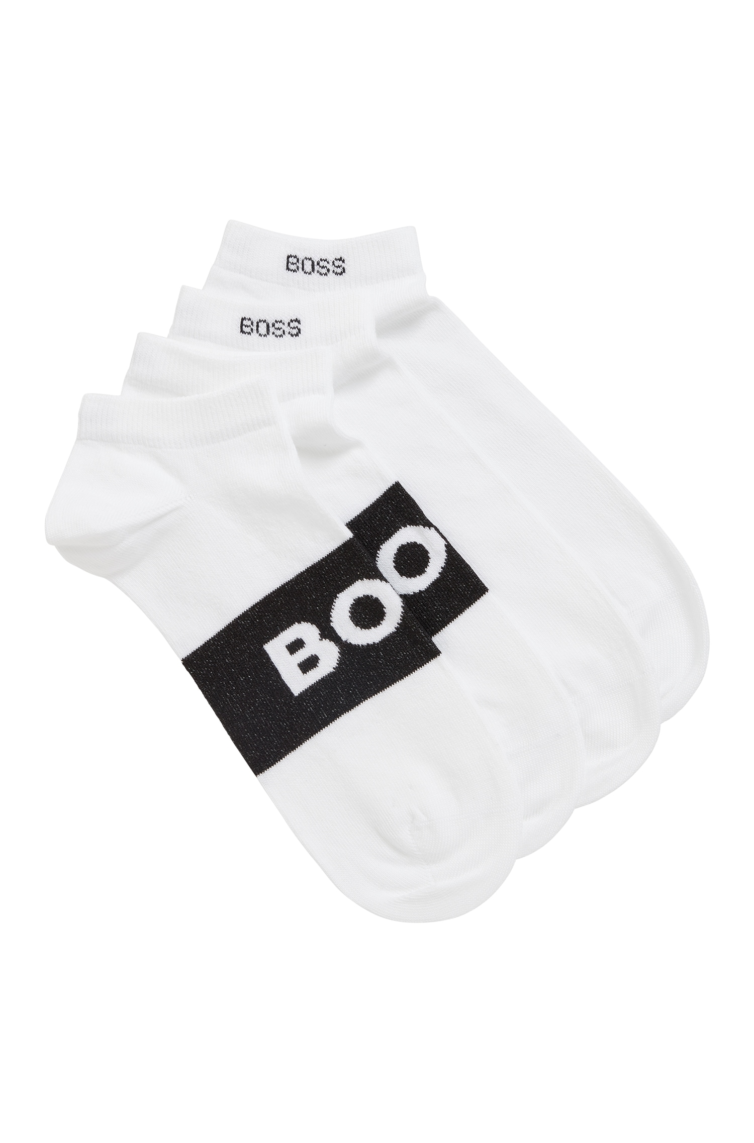 BOSS Businesssocken »2P AS Logo CC«, (Packung, 2 Paar, 2er Pack), mit grossem, eingestricktem BOSS Logo-Schriftzug von Boss