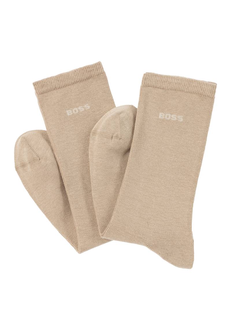 BOSS Businesssocken »2P RS Uni Logo CC W«, (Packung, 2 Paar, 2er Pack), mit BOSS Schriftzug von Boss