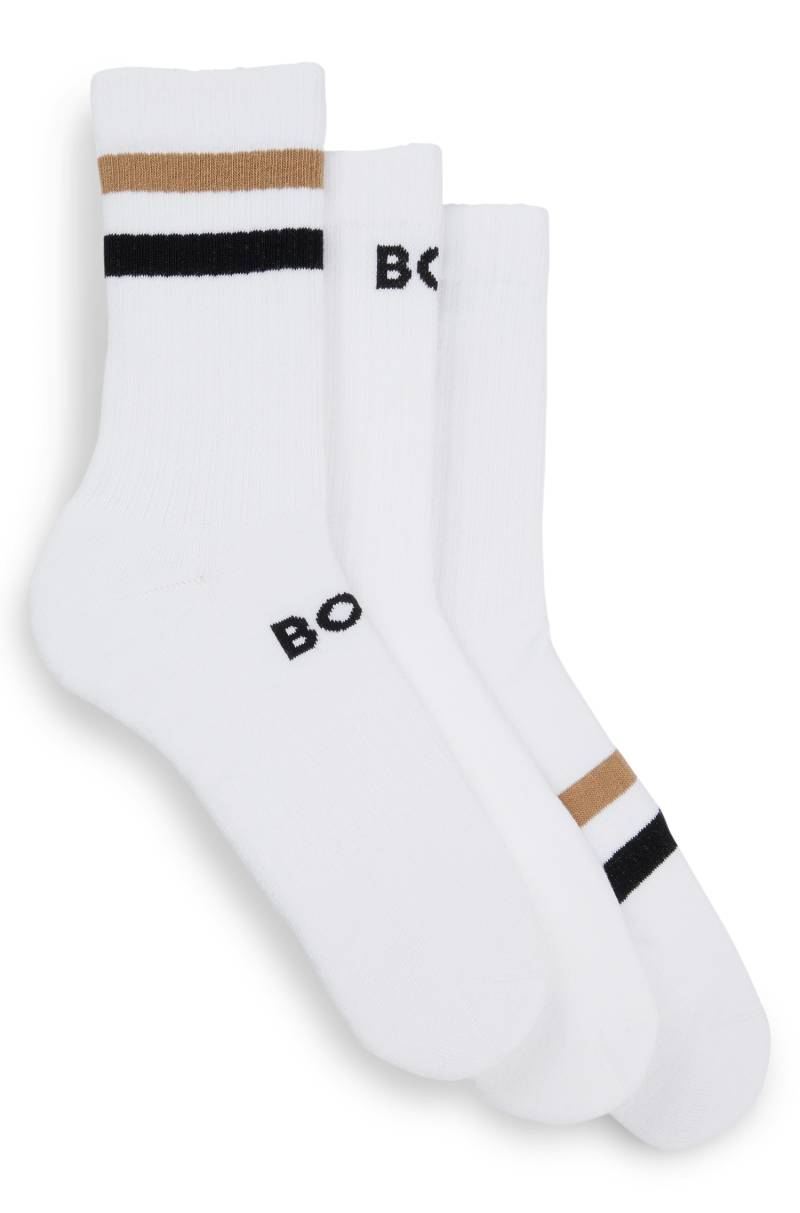 BOSS Freizeitsocken, mit Streifen und/ oder BOSS Logoschriftzug von Boss