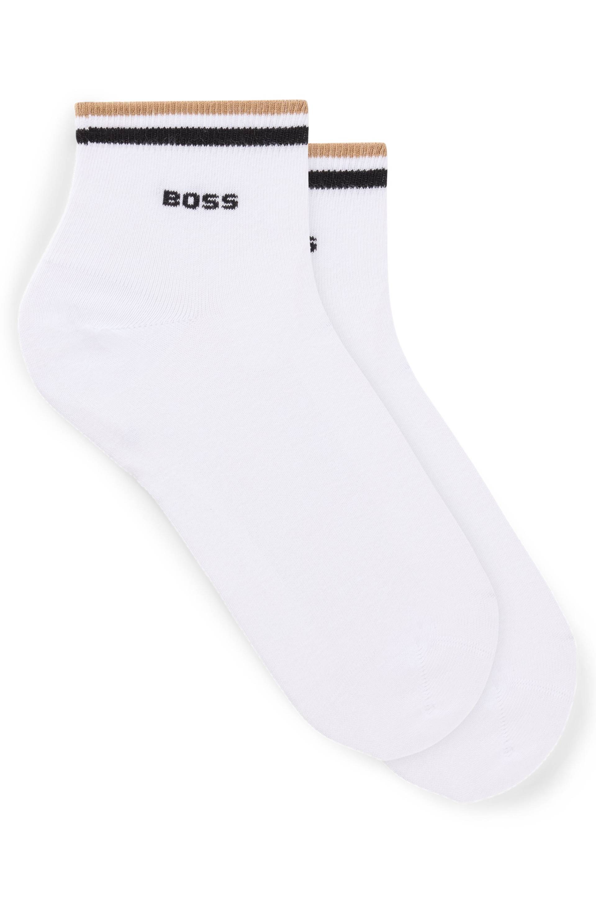 BOSS Freizeitsocken »2P SH Stripe CC«, (Packung, 2 Paar, 2er), mit BOSS Schriftzug von Boss