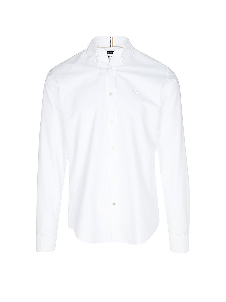 BOSS Hemd ROAN Slim Fit weiss | L von Boss