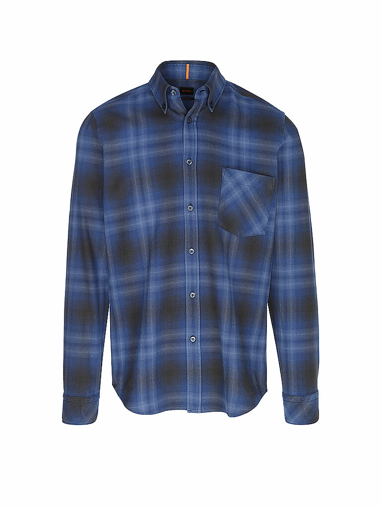 BOSS Hemd Regular Fit RICKERT blau | L von Boss