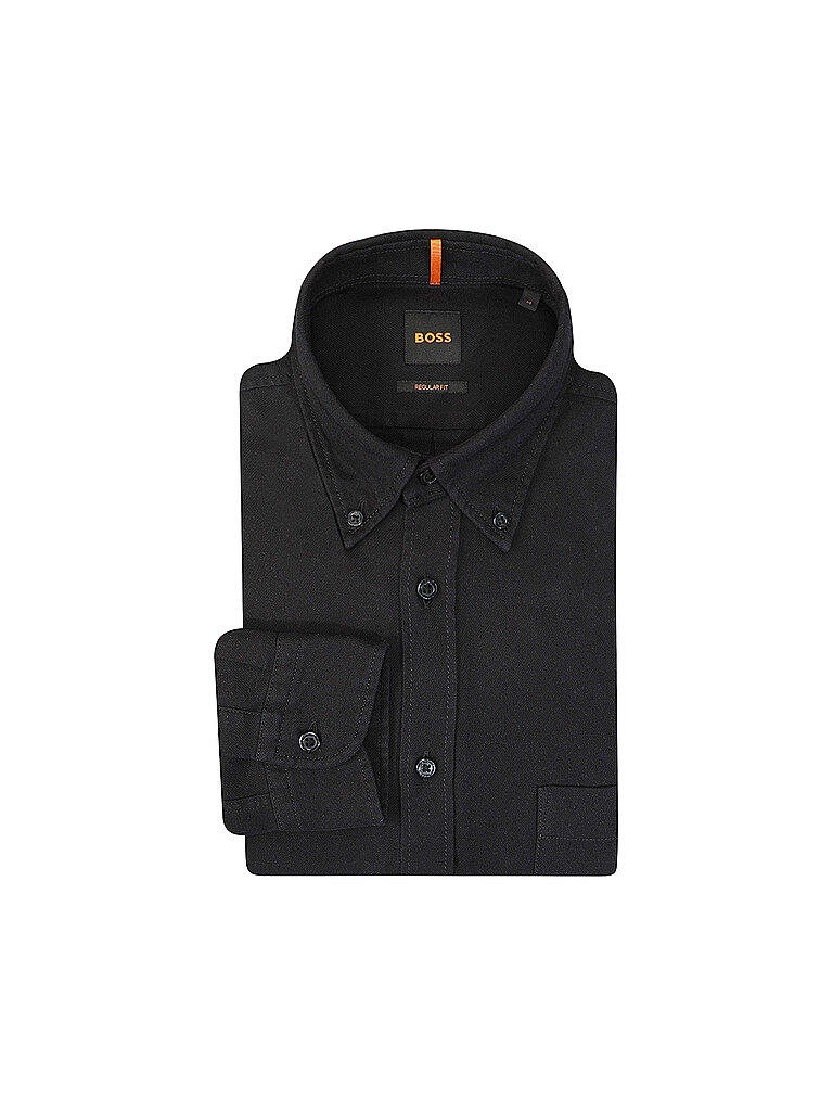 BOSS Hemd Regular Fit  schwarz | L von Boss