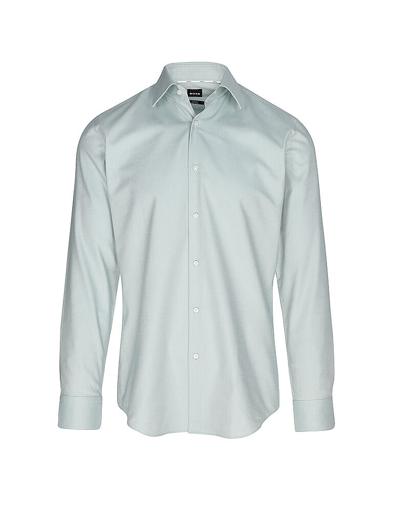 BOSS Hemd Slim Fit  H-HANK hellgrün | 38 von Boss