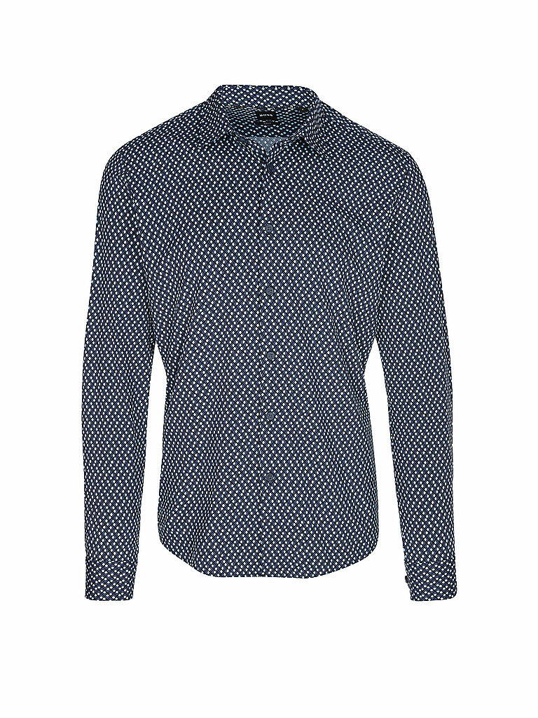 BOSS Hemd Slim Fit dunkelblau | M von Boss