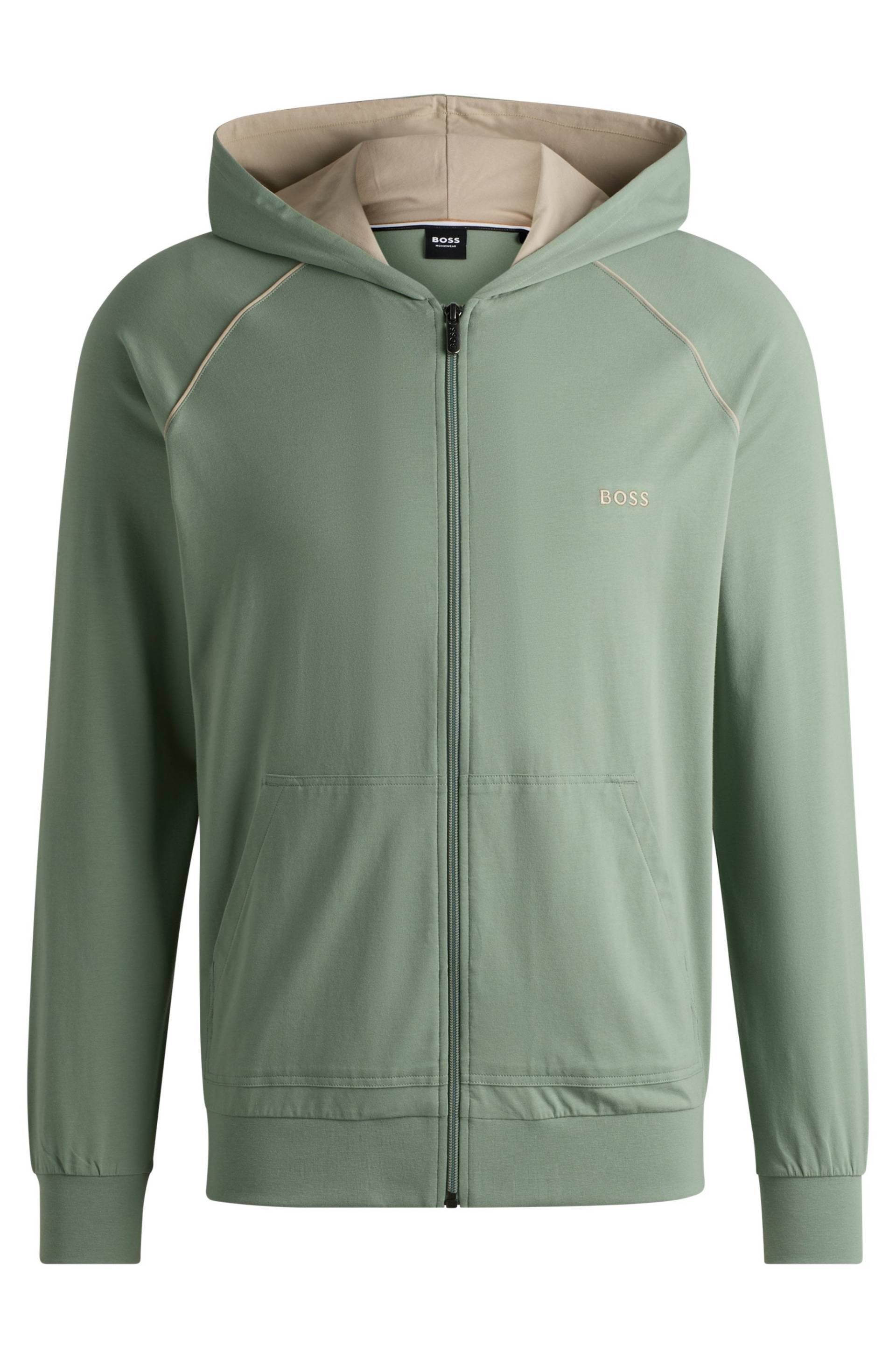 BOSS Kapuzensweatjacke »Mix&Match Jacket H«, mit Kängurutasche von Boss