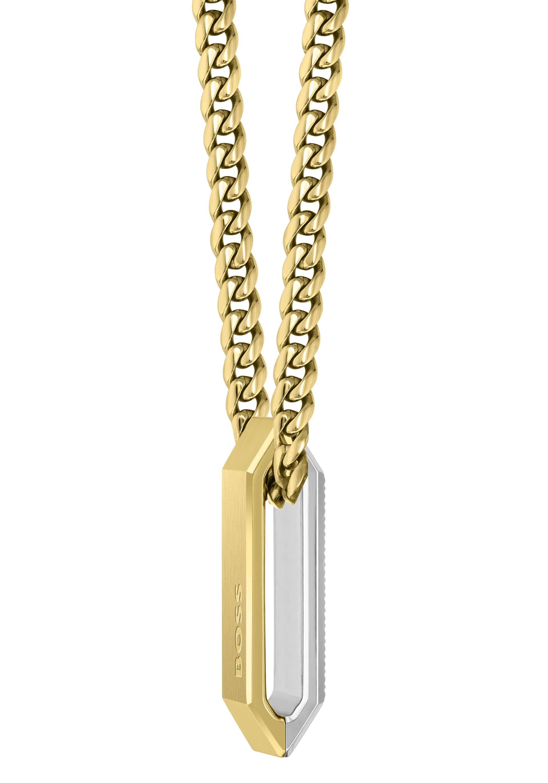 BOSS Kette mit Anhänger »Schmuck Edelstahl Halsschmuck Panzerkette CARTER« BOSS Kette mit Anhänger »Schmuck Edelstahl Halsschmuck Panzerkette CARTER« von Boss