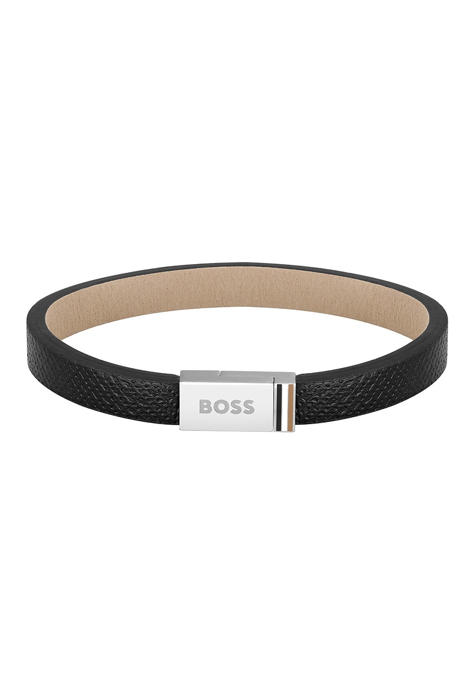 BOSS Armband »Schmuck Edelstahl Armschmuck Lederarmband JACE« von Boss