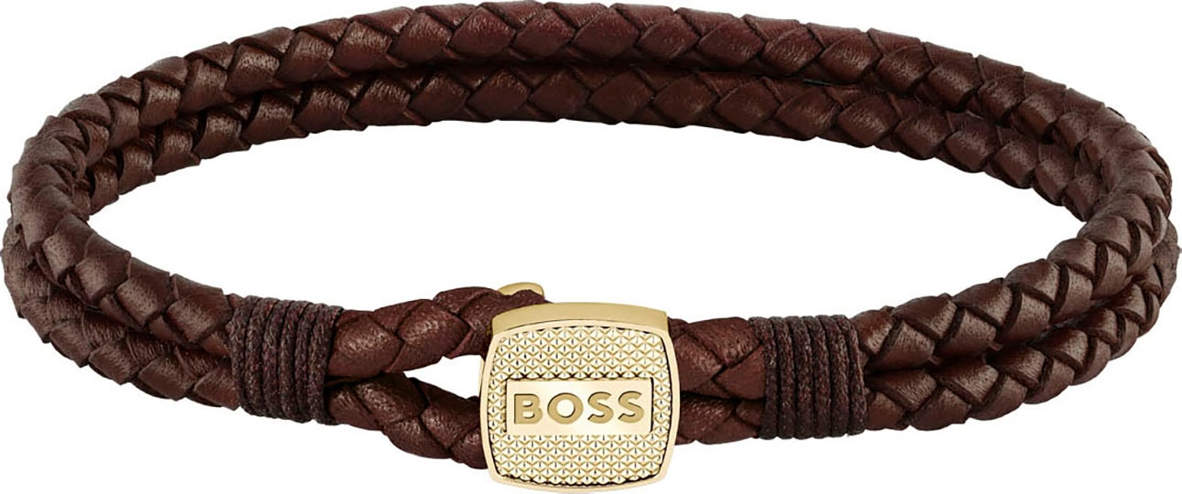 BOSS Lederarmband »SEAL, 1580667M, 1580668M« BOSS Lederarmband »SEAL, 1580667M, 1580668M« von Boss